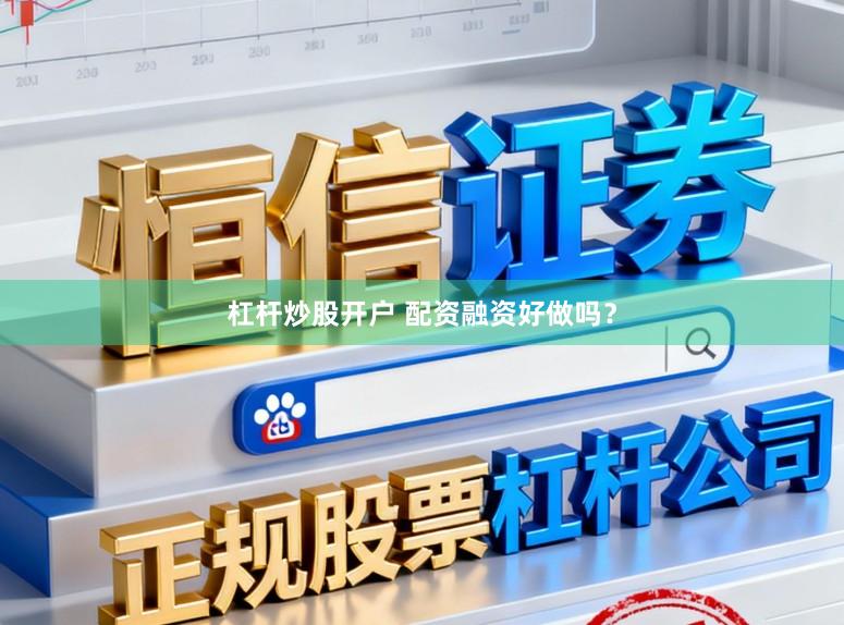杠杆炒股开户 配资融资好做吗？